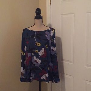 Loft blouse floral print size L